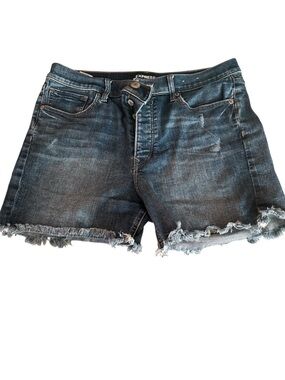 Express Distressed Jean Shorts